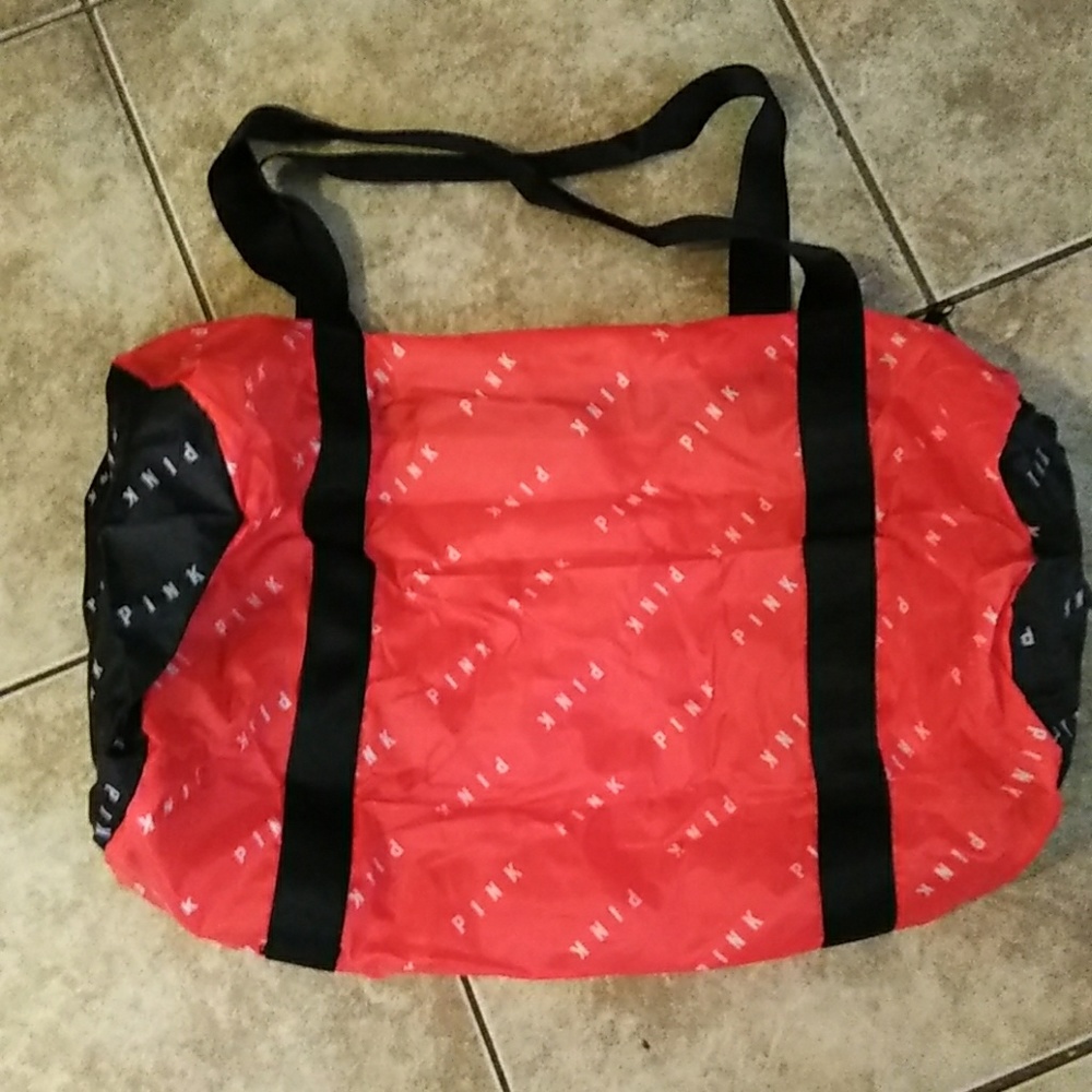 Victorias secret pink duffel bag